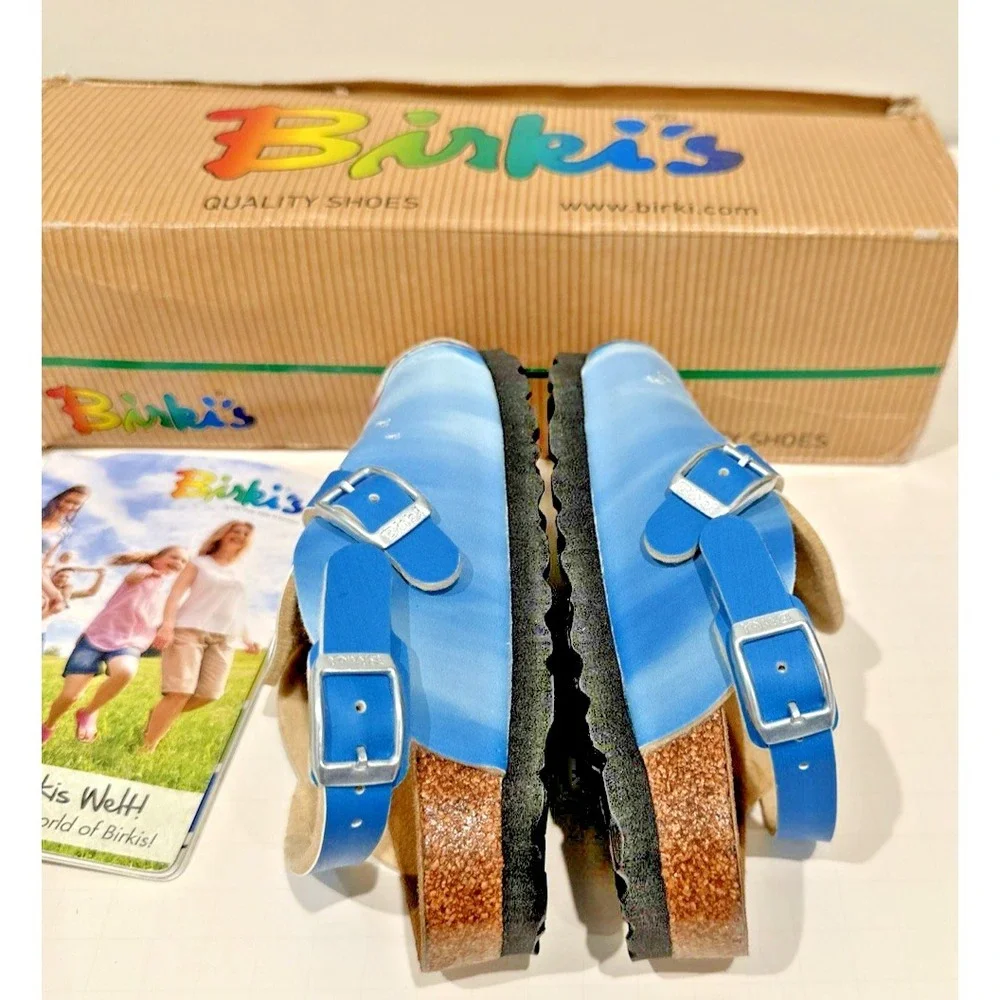 Birkenstock Birki's Kids EU 27 US C9 Narrow Kay Clog Birko-Flor Lighthouse Shoes